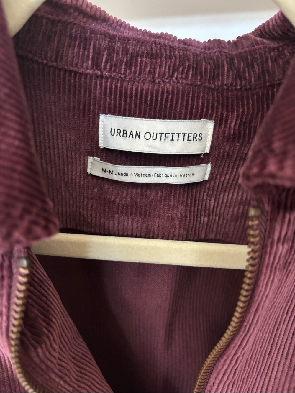 Urban Outfitters Plum Velvet Zip Jumpsuit - Picture 4 of 6